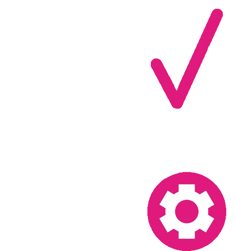 Drawing of a completed checklist